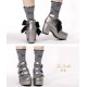 Iris Corolla Customize B Three-Buckle Chunky Platform Shoes(Reservation/3 Colours/Full Payment Without Shipping)